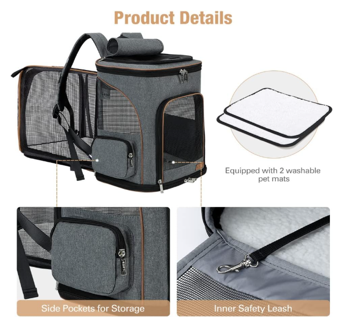 Mochila Transportín Extensible