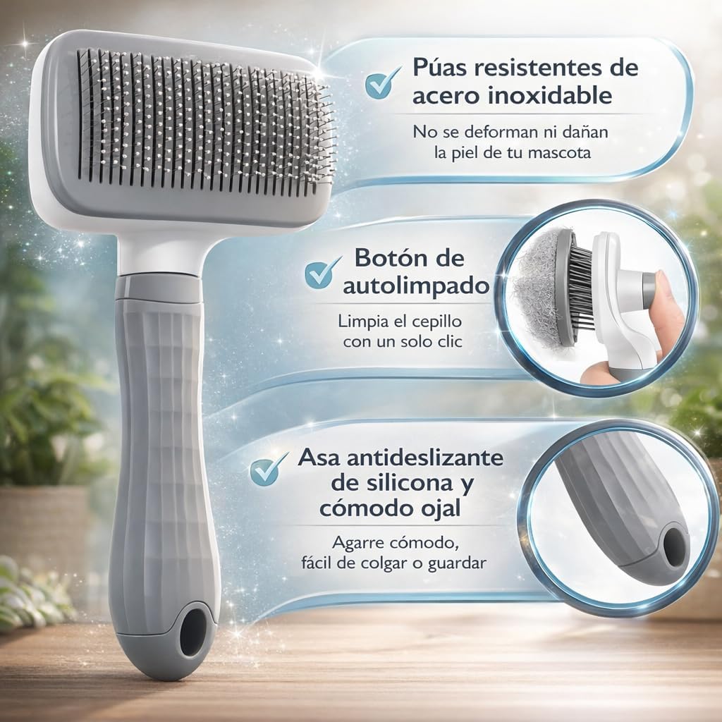 Cepillo Quitapelos Autolimpiable