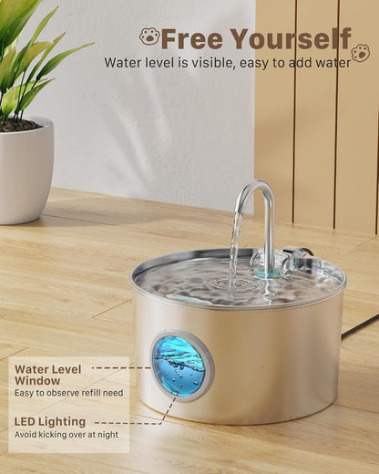 Fuente automática de agua