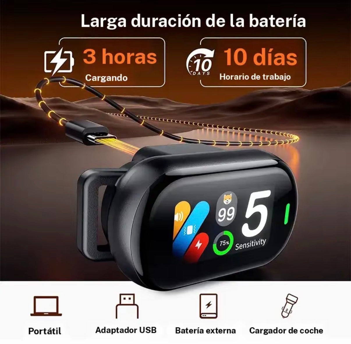 Collar Antiladridos Inteligente para Perros – Educación Suave y Efectiva