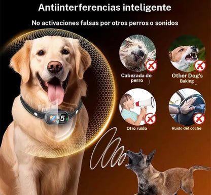 Collar Antiladridos Inteligente para Perros – Educación Suave y Efectiva