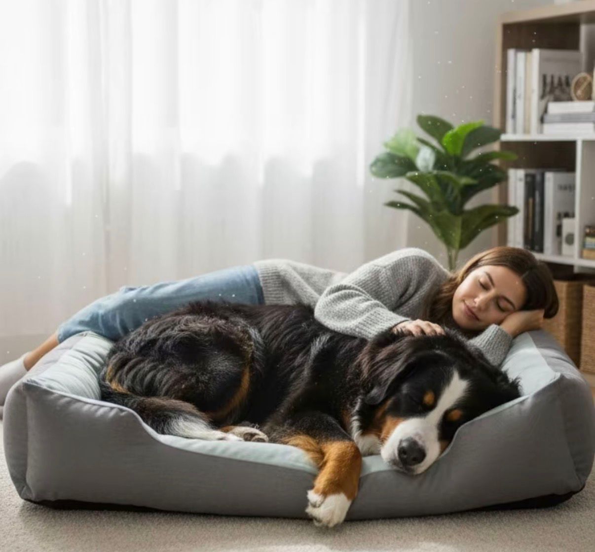 Cama Antiestrés para Perros Grandes